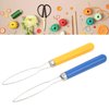 2Pcs Button Hooks, Clothing Buttoning Aids Zipper Pulls Aids Button Hooks for Elderly and Disabled Person