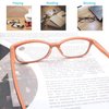 OLOMEE Women's Readers +3.50 Colorful Ladies Reading Glasses Cheaters Sunglasses Lightweight Comfortable Frame Read Outdoors 5 Pack