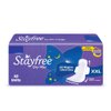 Stayfree Dry Max All Night XL Dry Cover Sanitary Pads For Women With Wings, 42 pieces