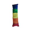 Rainbow Catnip Pillow Toy Kicker. Made with Organic Catnip