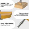 FivePears Forstner Drill Bit 1/2 inch Shank, 2-1/2 inch Cutting Diameter, Carbide Tipped Wood Hole Saw Auger Opener, Hole Opener Hinge Hole Cutter for Woodworking, Plastic, Plywood Products