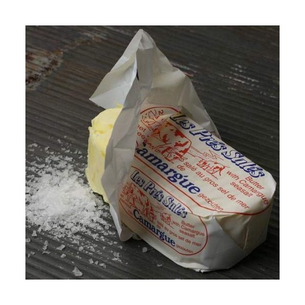 Les Pres Sales Butter with Camargue Sea Salt (8.8 ounce) - Pack of 3