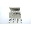 Generic Small/medium gold or silver metal and crystal hair claw clip jaw clip (Primary color: Gold), 1 Count (Pack of 1)