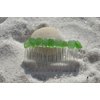 Small Green Sea Glass Hair Comb