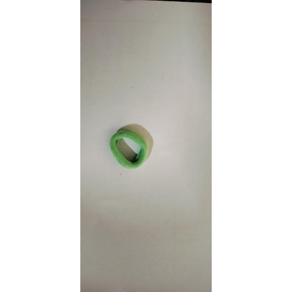 Generic Hair Ties Rubber with Green color, Pack of 1