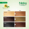 Nisha Creme Permanent Hair Color 100 percent Gray Coverage Hair Dye Easy to Apply Long Lasting Hair Colouring For Ultra Soft Deep Shine Conditioning With Natural Herbs Pack of 3 (Honey Blonde)