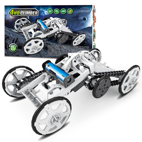 ORIVAST STEM Kits for Kids, 4WD Climbing Vehicle STEM Projects for Kids Ages 8-12 | Electronics Circuits Engineering and Science Experiments for Teens | DIY STEM Toys for Boys and Girls
