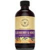 Honey Gardens Elderberry Syrup with Apitherapy Raw Honey, Propolis & Elderberries | Traditional Immune Formula w/Echinacea | 8 fl. oz.