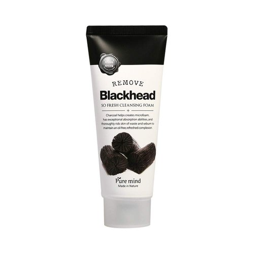 Pure Mind Premium So Fresh Cleansing Foam - BLACKHEAD (100 ml) Made in Korea