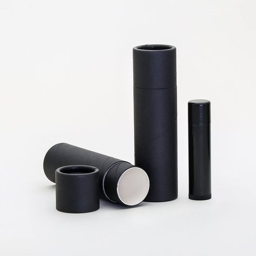 1.5 OZ Black Kraft Paperboard Cosmetic/Lotion/Lip Balm/Deodorant Tubes (25)
