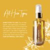 Beauty Nut Hair Serum 100% Organic Argan Oil to condition hair, repair damaged hair, tame curly frizzy hair, hydrate, moisturize and restore shine for complete haircare