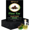 All Natural Pine Tar Soap Bar 4oz – Cleansing Anti Acne Eczema Psoriasis Itch Relief Pine Tar Face & Body Wash Cleanser – Pure Goat’s Milk Soap with Oatmeal, Charcoal, Essential Oils Made in USA