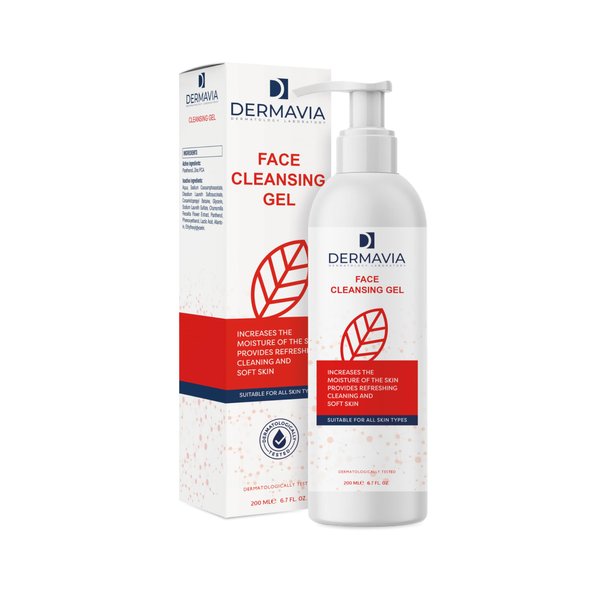 Face Cleansing Gel for All Skin Types - Face Cleanser Face Wash for Women Deep Cleanse with Zinc PCA, Allantoin, Panthenol, Lactic Acid, Chamomile Flower Extract - Hydrating Facial Cleanser - 200 ml