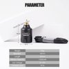 Mast T1 Tattoo Wireless Battery Power Supply Digital Display 50mm Length Lightweight for Tattoo Pen Machine (Short)
