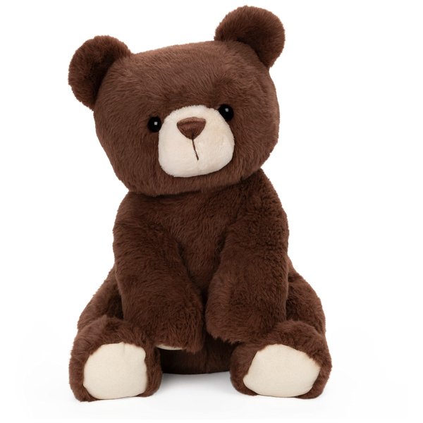 GUND Finley Teddy Bear, Premium Stuffed Animal for Ages 1 and Up, Chocolate Brown, 13”