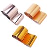 SILPECWEE 10 Rolls Gold Nail Foil Rose Gold Flakes Metallic Nail Transfer Foil Nail Art Stickers Nail Design Stickers Foils for Nails Nail Art Accessories (1.57inches×39.4inches)