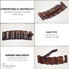 Parcelona French Crinkled Shell Brown Small Metal Free Celluloid Acetate Hair Clip Barrette