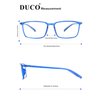 DUCO Blue Light Blocking Glasses Superlight Eyeglasses Frame Anti Blue Ray Computer Gaming Glasses 306 (Shine Blue)
