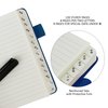 Plush Pocket Notebook with Alphabetical Tabs,Soft Premium Cover, Sturdy Paper, Customizable Lined Pages Allow For Multiple Uses,Password Book, Address Book, All-in-One Organizer, and more (4x5.5 in)