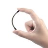 HOMEFOX Black Cotton Swabs Precision Pointed - 400 Count Organic Pointy Pointed Cotton Bud Double Side Tightly Wrapped Charcoal Cotton Tip Paper Stick Soft Gentle Cruelty-Free, Pointy & Round (Black)