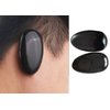 10 Pairs Black Plasstic Hair Dyeing Ear Cover Professional Waterproof Ear Protection Caps Bathing Shower Earmuffs Hairdressing Earflap For Hair Salon Coloring Kit
