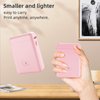 vretti Label Maker Machine with Tape, HP2 Portable Bluetooth Label Printer for Storage, Shipping, Barcode, Office, Home, Organizing Mini Sticker Label Maker with Multiple Templates (Pink)
