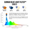 GUNNAR - Blue Light Glasses for Kids (age 12+) - Blocks 35% Blue Light - Rush, Crystal, Clear Tint