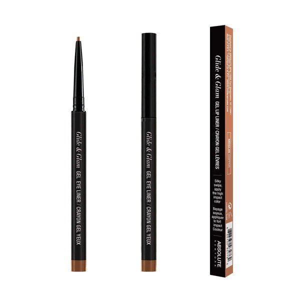 SBME Absolute New York GLIDE & GLAM GEL LIP LINER (MDGL14 NUDE BROWN)