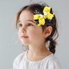 Cute Bows for Girls Bee Hair Accessories Yellow Bow Hair Clips Cute Yellow Bows for Girls Hair Ribbon Girls Bows Clips Spring Girls Bows Hair Barrettes for Hair Decorations