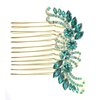 Faship Gorgeous Green Crystal Hair Comb
