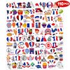 France Temporary Tattoos Bastille Day Tvorvik French Party Supplies Decorations Party Favors 110 PCS Tattoo France Flag Inspiring France Travel Themed Cute Kids Boy Gifts Ideal School Prizes Rewards