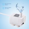 Driew 3W DC 3.5-8V USB Water Pump with Power Cord, Solar Mini Submersible,Brushless,Waterproof (USB Water Pump White)
