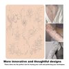 TgoBeauty 1pc Double Side Printing Tiny Tattoo Practice Skin Pink Silicone Soft Mini Tattoo Practice Pad for Tatoo Artist Beginners (Pink Pad+Light Gray lines-1pc)