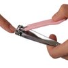 Rocutus 2pcs/Set Nail Clippers Set Portable Nail Scissors Toenail Clippers Nail Clippers,Adult Pedicure Nail Clippers,Fingernail Clippers Household Foot Manicure Scissors Manicure Tools (Pink)