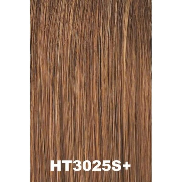 Hair2Wear Natural Tone Hair Wrap HT3025S+ Auburn (4 Pack) - 6" Overall Length Women Scrunchie Christie Brinkley Synthetic Straight Curly Piece Band Fun Bun Swirlz Twirl Chignon Pedazo Envoltura