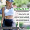 Gaiam Fanny Pack Running Belt Bag - Sidekick Waist Pack Cell Phone Holder Exercise Gym Slim Zipper Workout Pouch Jogging Bag | Multi Pocket, Adjustable Fit, Walking, Runner Accessories Women, Men