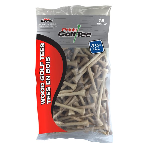 Pride Golf Tee, 3-1/4 inch Deluxe Tee