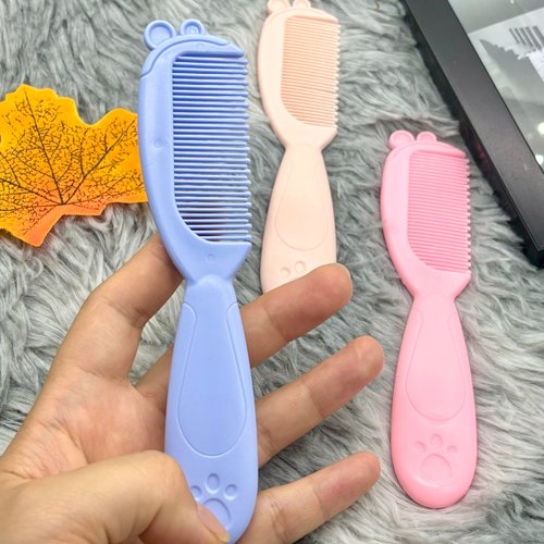Set of 3 Hair Detangling Comb Set for Teasing and Parting, Hair Care Handgrip Comb for Curly, Wet, Long Hair, Compact and Durable Styling Comb for On-the-Go Styling