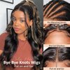 Julia Hair Highlight Balayage Blonde Body Wave Bye Bye Knots Wigs Pre Cut Glueless Wig 12A Brazilian Virgin Human Hair Put on and Go 7x5 HD Lace Front Wigs Pre Plucked Fast Wear for Beginners 20 Inch
