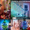 BrizLabs Christmas Fairy String Lights, 66ft 200 LED Color Changing Fairy Christmas Lights with Remote, Multi Color Rainbow Plugin Electric Xmas Tree Twinkle Lights for Halloween Christmas Indoor