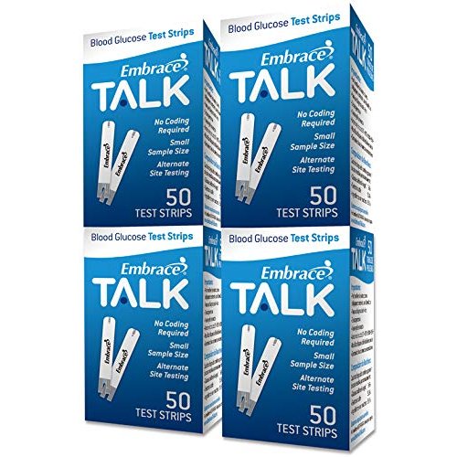 Embrace Blood Glucose Test Strips 200Ct