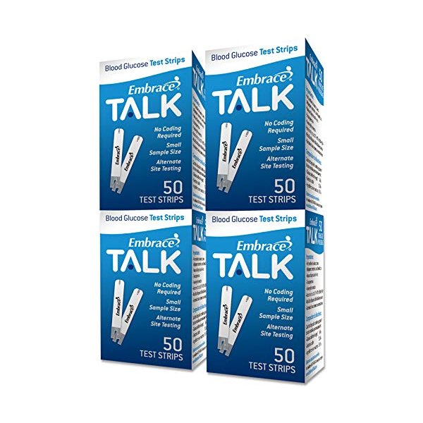 Embrace Blood Glucose Test Strips 200Ct