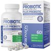 Bronson Men's Probiotic 50 Billion CFU Plus Prebiotic with Ashwagandha, Fenugreek & Zinc, Supports Healthy Digestion & Immune Function Non-GMO, 60 Vegetarian Capsules