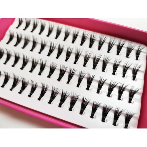 ONLYCANAS LASHES Individual Lashes Strip 60Pcs C/D Curl Soft Wide Natural Look Wispy Volume Fluffy Cluster Reusable & Cruelty-free DIY Eyelash Extension Diy Lash Extension Kit,Classic Lash Extensions