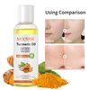 Turmeric Oil Organic for Skin Gua Sha, Turmeric Essential Oil Massage Oil for Body and Face, Dark Spots, Ance, Hair Care, Moisturize Serum Turmeric Body Oil After Shower(100ml)