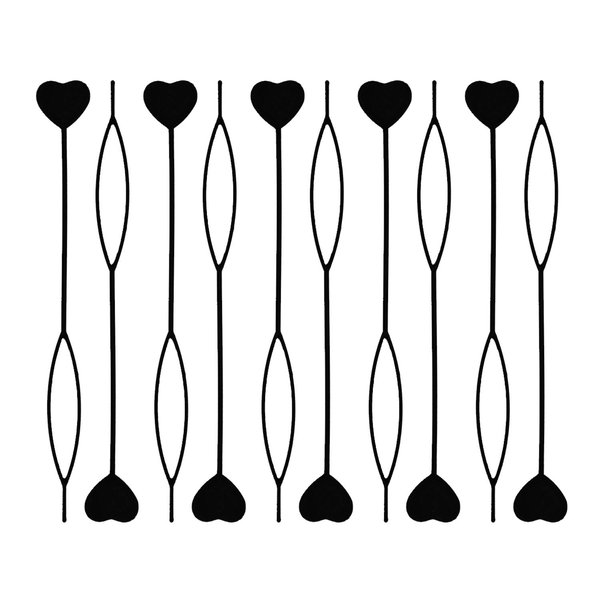 AUEAR, Pull Hair Pin Quick Beader for Loading Beads on Hair Automatic Hair Beader and Styling Kit Ponytail Maker Styling Tooll (16 Pack, Black Color)