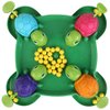 Alipis Board Game Hungry Bins Board Game Table Bean Board Game Pre-School Game Early Educational Toys for 2 to 4 Players
