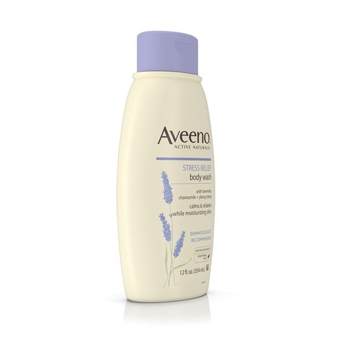 Aveeno Active Naturals Stress Relief Body Wash 12 Oz