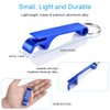 Mcyye 6PCS Colorful Mcyye Beer Bottle Openers, Premium Metal Keychain Bottle Opener, Beverage Bottle Opener for Men, Women, Small and Practical, Easy to Carry, Open the Lids of Beer Bottle Easily