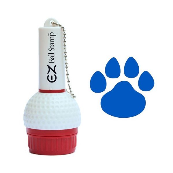 ProMarking EZBallStamp Golf Ball Stamp - Blue Paw